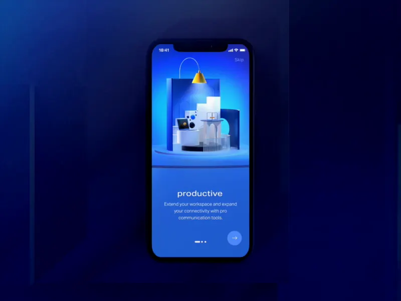 Productive app onboarding
