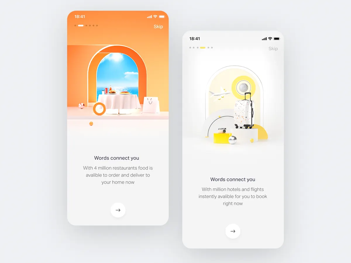 Simple iOS onboarding for Natural AI