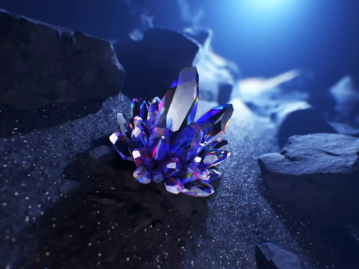 Crystal illustration