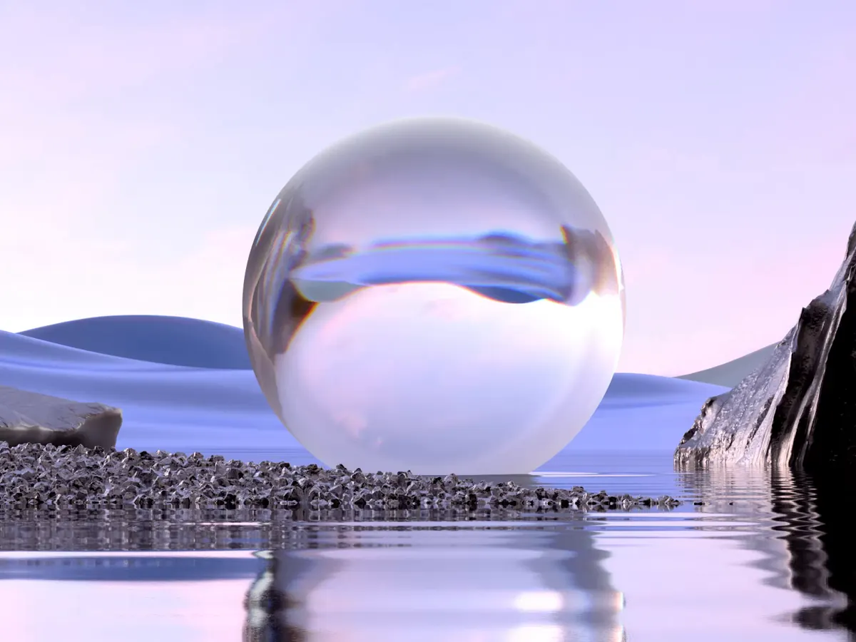 Glass landscape