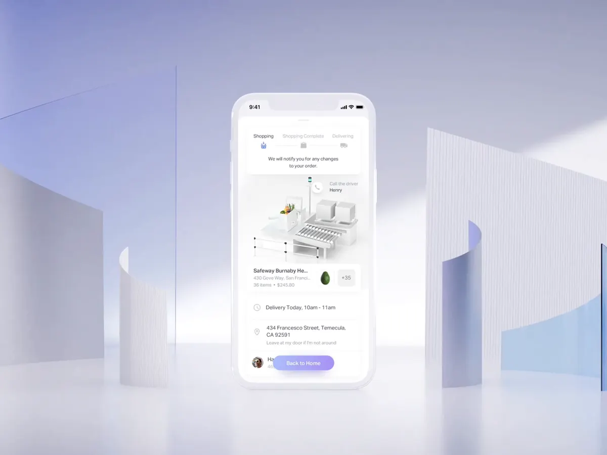 Natural AI grocery order status