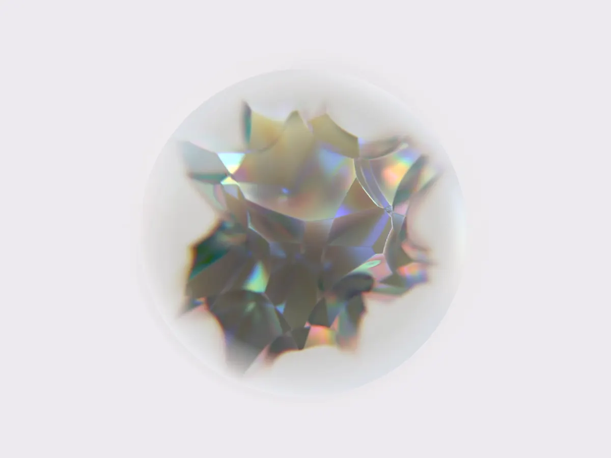 Abstract sphere art