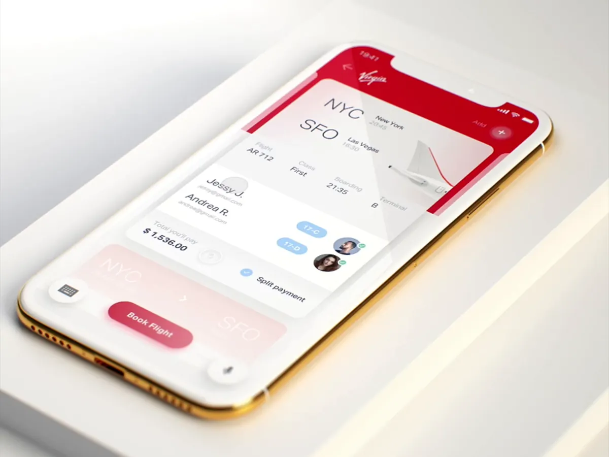 Natural flight UI