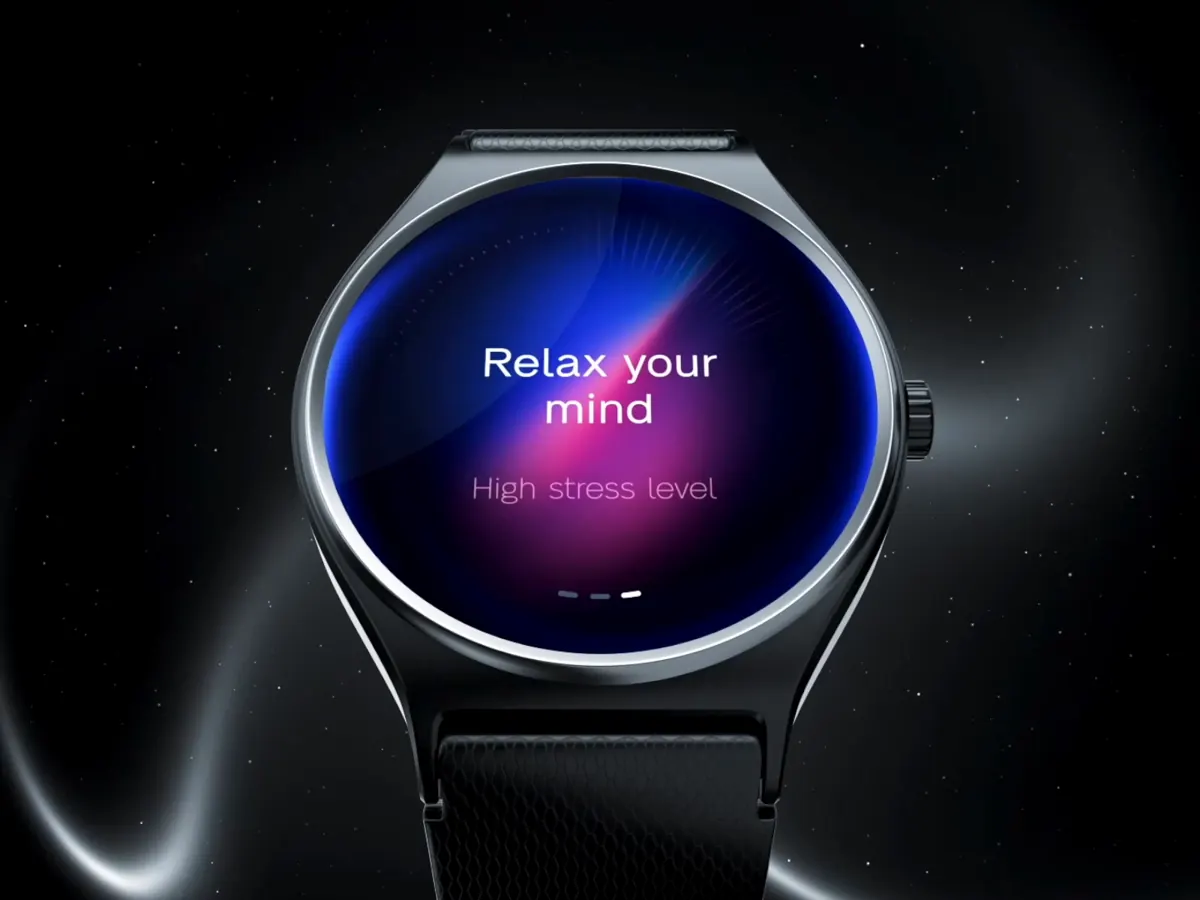 Relax your mind watch UI