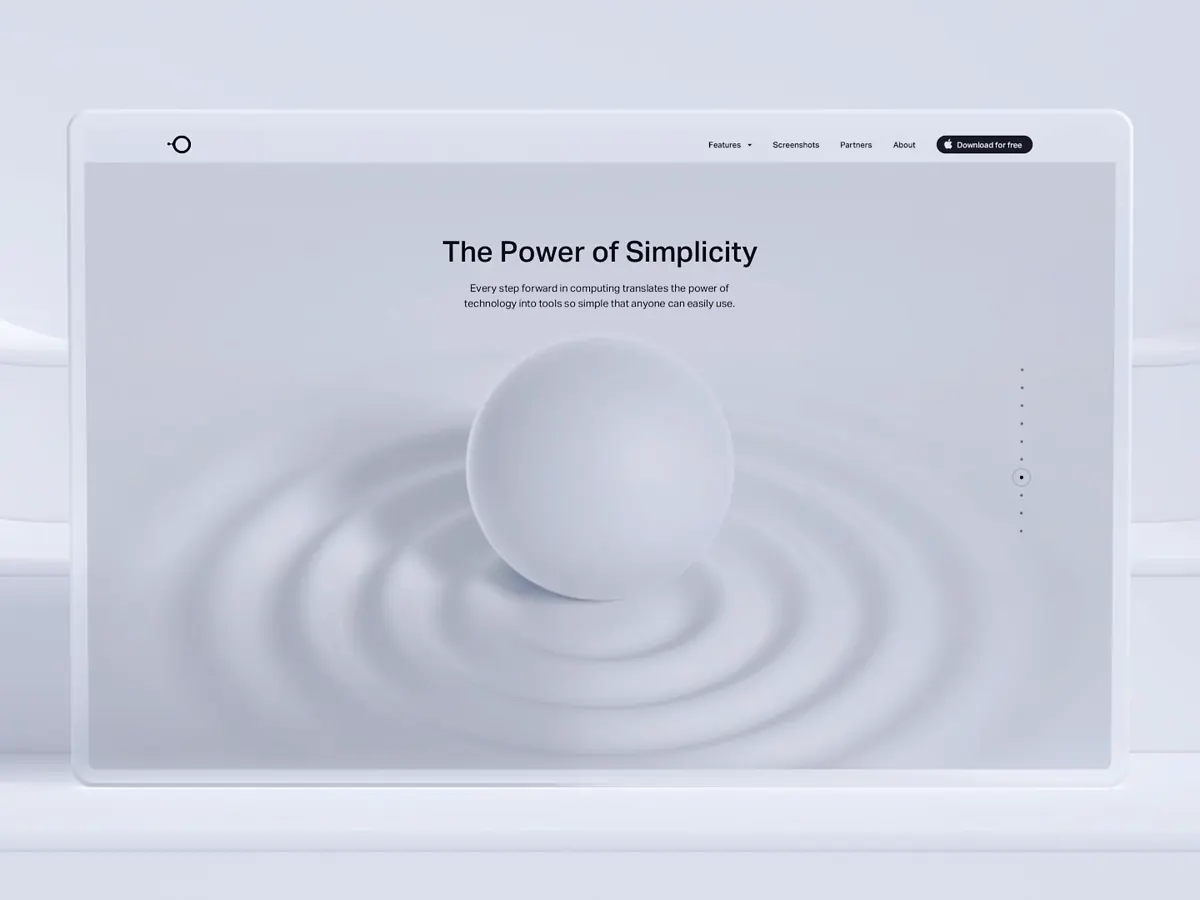 Natural AI web landing page