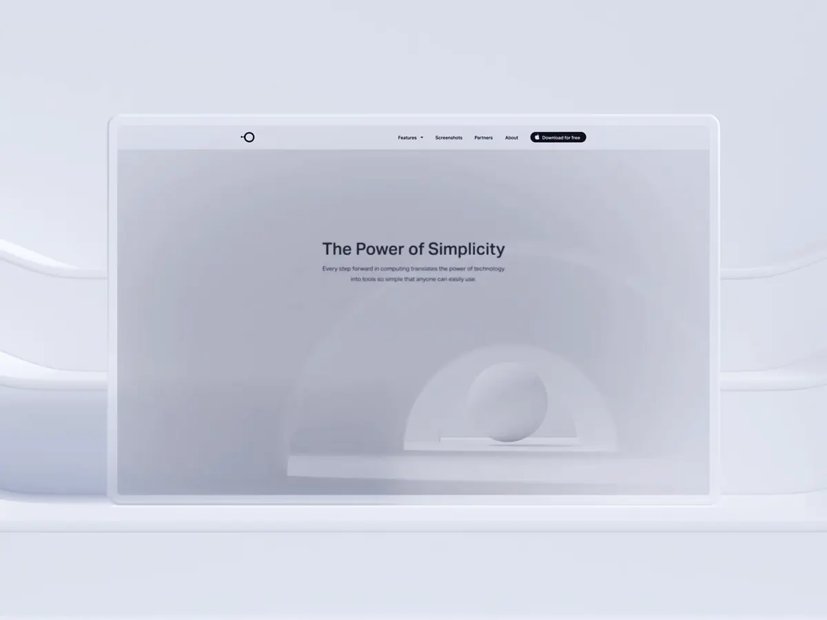 Minimalist landing page for Brain.AI
