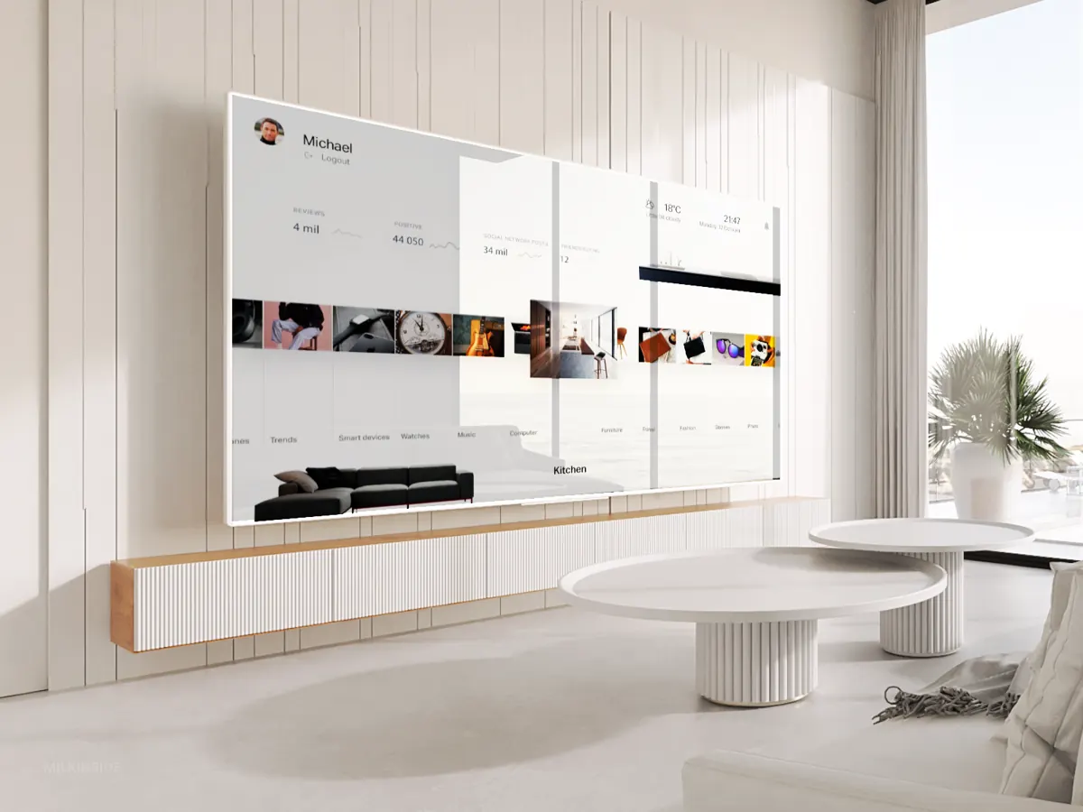 Shopping TV interface for Natural
