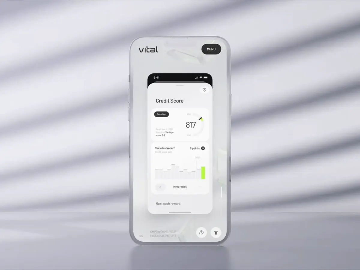 Vital mobile landing page