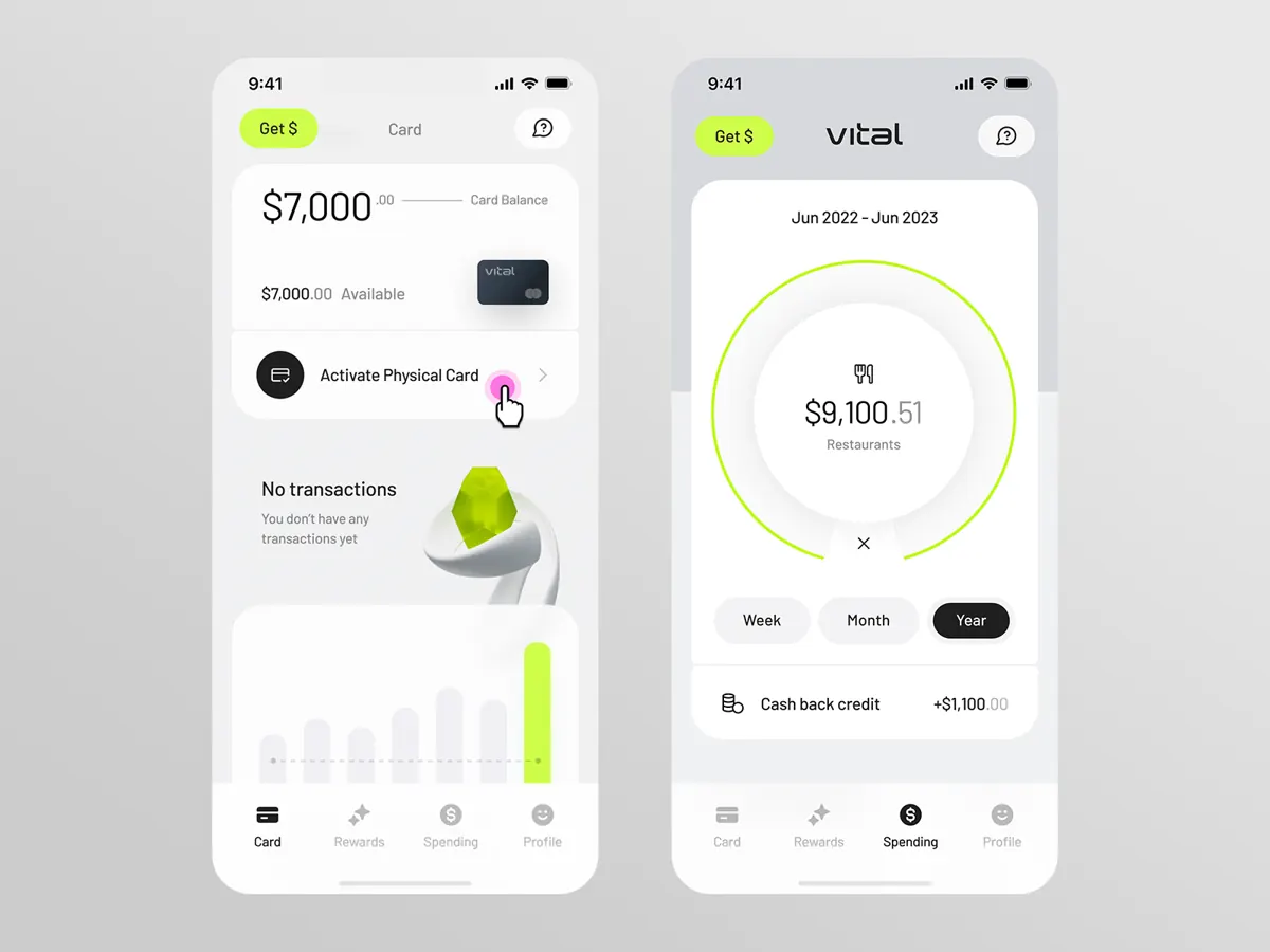 Vital Card iOS app