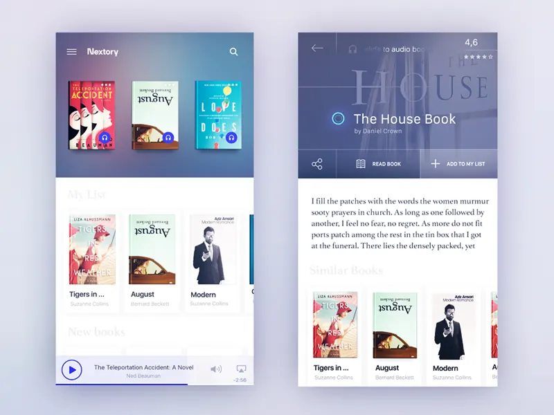 Books app concept