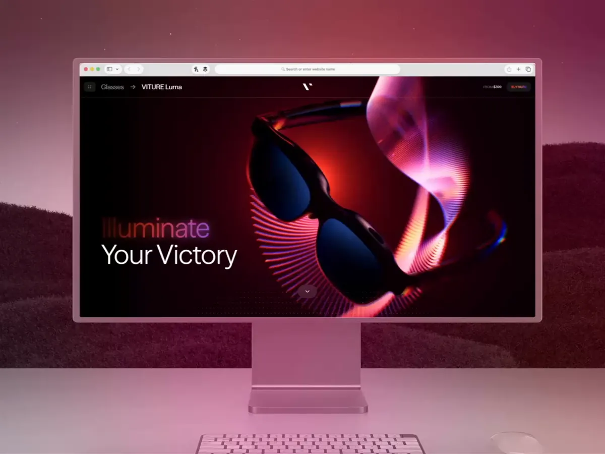 VITURE Luma landing page