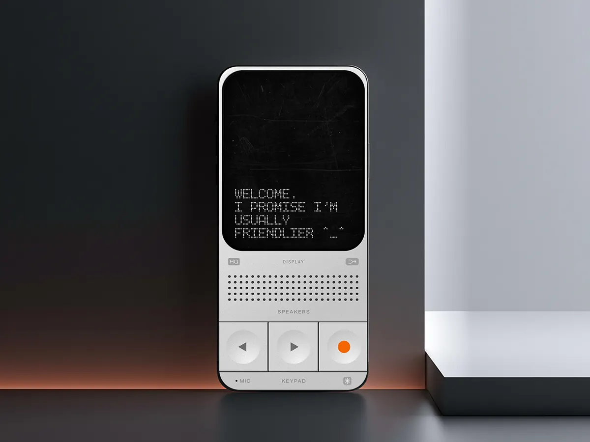 Dot-matrix display onboarding