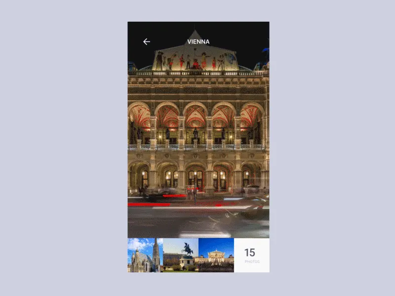 Tinder Travel city overview