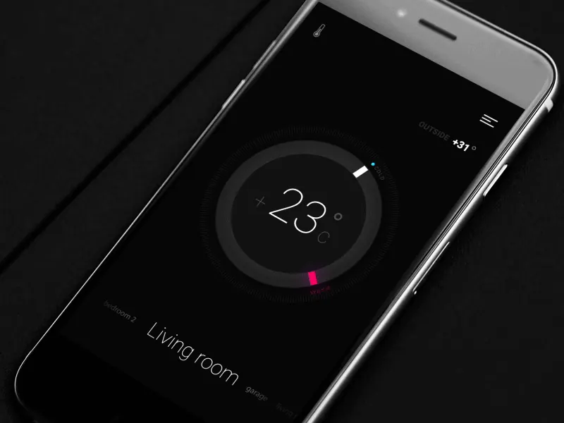 Temperature and energy for a smart home app
