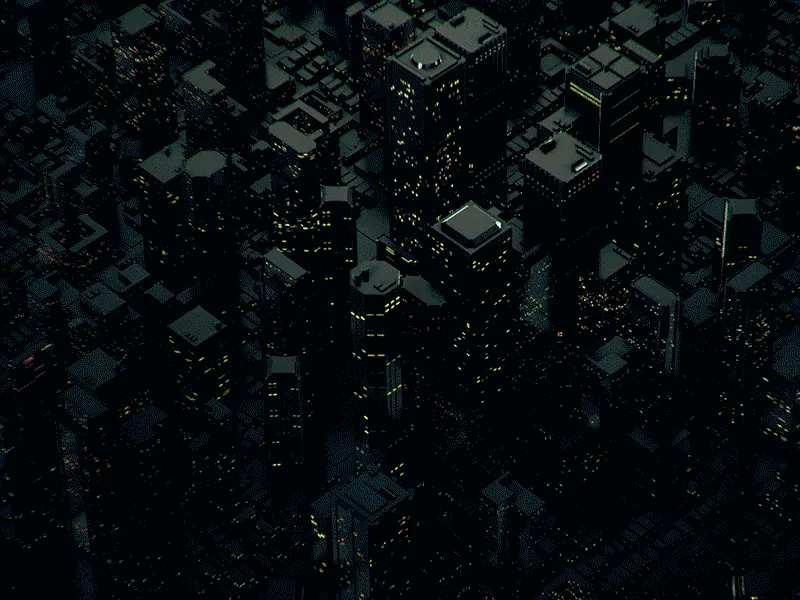 City top view for a product launch