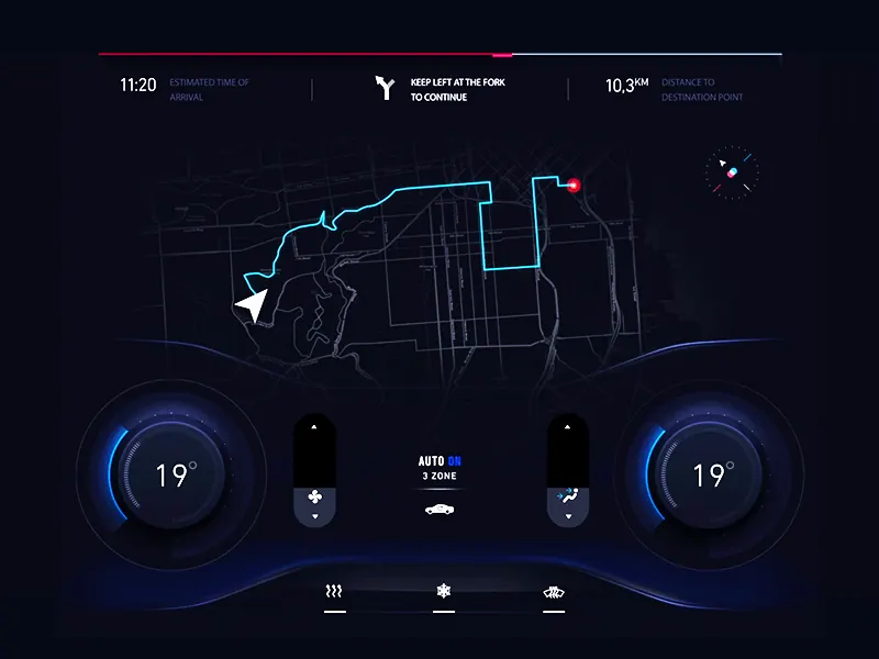 Climate control for the SF Motors HMI