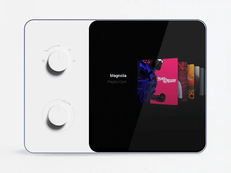 Music player device in Dieter Rams style