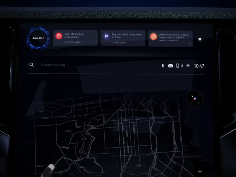 HMI app store for an electric vehicle