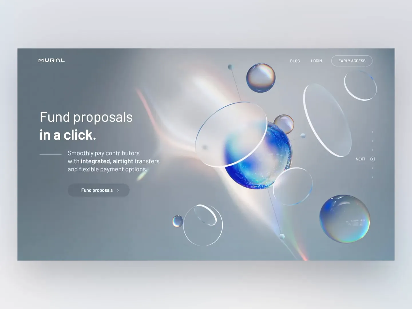 Immersive website design