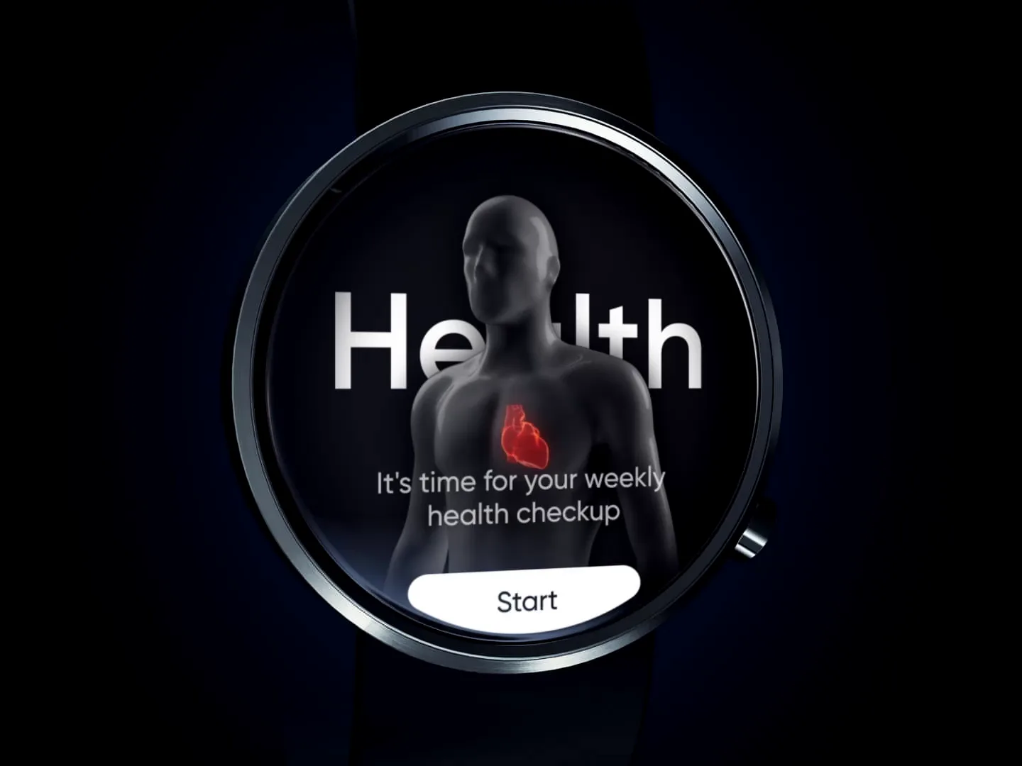Heart rate meter for digital watch