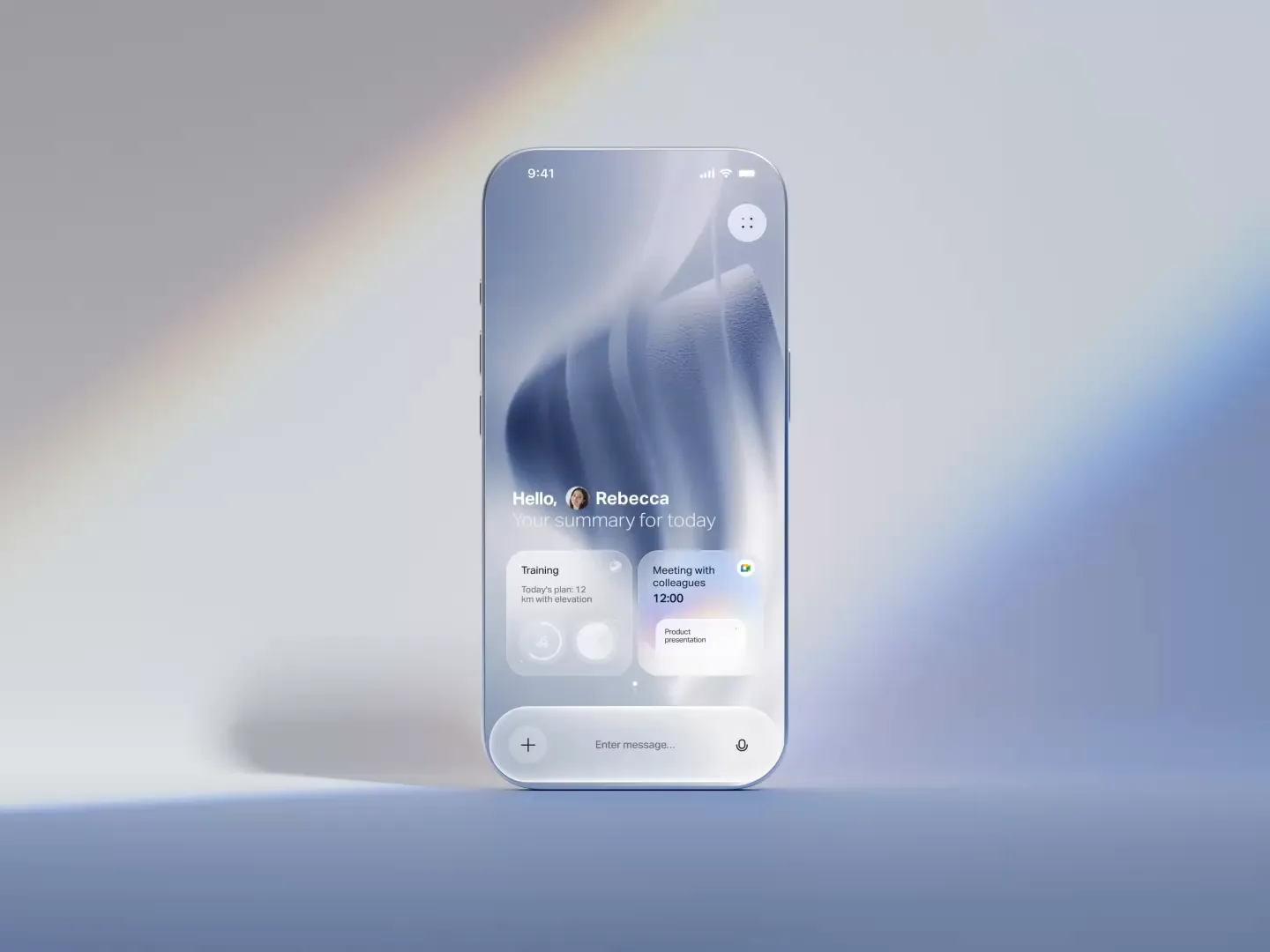 Generative launcher for an AI phone OS